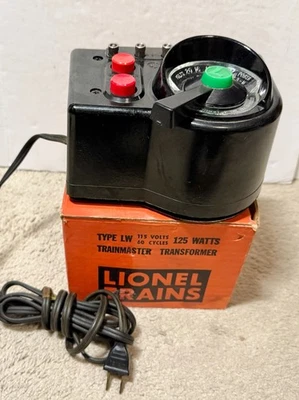 Lionel O Gauge Type LW 125 Watt Transformer w/ Box - WORKS GOOD - Image 1 of 4