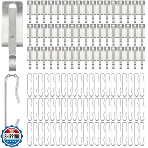 Mornajina 90pcs Heat Cable Roof Clips De Icing Cable Clips and Spacers Kit Ro - Picture 1 of 5