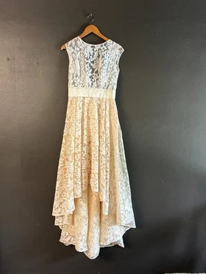 L'Amour нарядное платье белый и розовый - размер M - RRP: $400.00 - Изображение 1 из 4