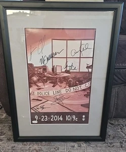 Póster autografiado por Person of Interest 11X17 Caviezel Emerson +6 JSA LOA - Imagen 1 de 7