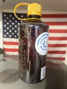 Nalgene Sustain 32 Unzen Schmale Mund Trinkflasche Laker braun - Bild 1 von 1