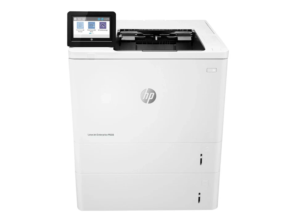 HP LaserJet Enterprise M608x Monochrome Duplex Printer - Extra Tray - Fast Print - Image 1 of 1
