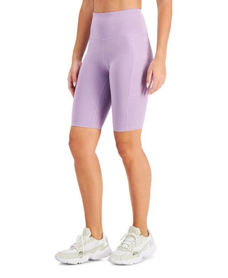 Pantalones cortos de bicicleta ID Ideology para mujer tiro alto 10 púrpura talla X-pequeño Foto 1 de 3