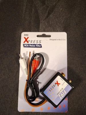 2X Car Stereo  Audio Amp Noise Filter RCA Ground Loop Isolator 2 Channel F192 - Image 1 of 4