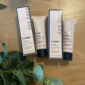 LOT OF 2 🌸 Mary Kay Timewise Ivory 3 Matte-Wear Liquid Foundation 1 Oz - Picture 1 of 1