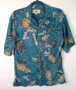 Island Shores Hawaii Herren Kurzarm Button Down Hemd Seide Gr. S Resort - Bild 1 von 5