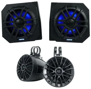2 altavoces Memphis RNGR65FE + cápsulas + altavoces de torre para Polaris Ranger XP900 2013-17 - Imagen 1 de 12