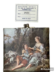 FRENCH ROMANTIC HOMAGE SILK WALLET WITH ORIGINAL TAG - Picture 1 of 8
