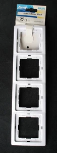 Kopp Malibu 4 fach Rahmen Unterputz Farbe: arktiss weiss  - Bild 1 von 1