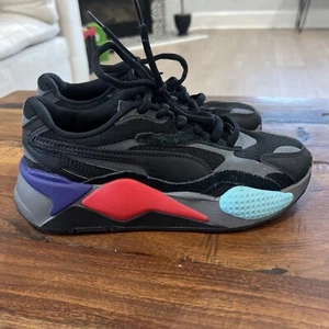 Puma RS-X3 Puzzle. Size US 5C. Black & Multi color. - Picture 1 of 12