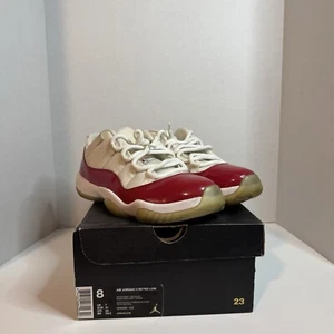Air Jordan 11 Retro 2016 Low Cherry Pre-Owned - Size 8 - Picture 1 of 7