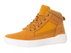 Men's Timberland Allston Mid Lace Sneaker Boot Wheat Nubuck Leather TB0A65Q1 754 - Picture 1 of 7