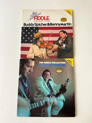 Buddy Spicher Benny Martin Fiddle Collection CMH 4 LP Total VG+ Cleaned Foto 1 de 4