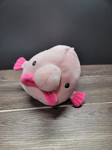 Fiesta Toys Snugglies Pink Blob Fish Plush Toy Stuffed Soft Ugly Fish - Picture 1 of 6
