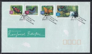 Australia Scott 2235-8 FDC- Rainforest Butterflies - Picture 1 of 1