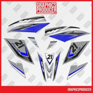 Yamaha Yfz450 Yfz 450R Redesign Decals 2019 Grey Model Graphics Kit Stickers Set - Bild 1 von 4