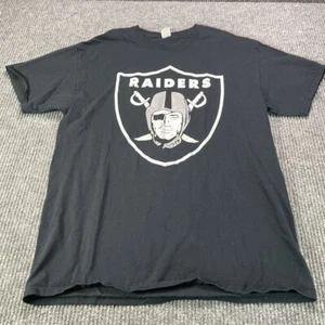 Fruit Of The Loom Men's Large Short Sleeve Shirt Raiders Ryes Coca Cola Black - Picture 1 of 7