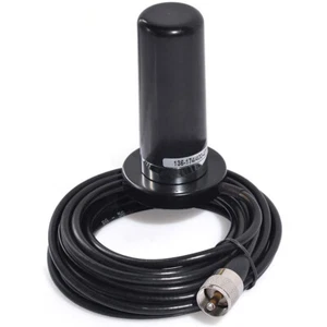 Dwupasmowa mobilna antena radiowa VHF UHF Ham PL259 z podstawą magnetyczną 5M kabel EBS - Zdjęcie 1 z 7