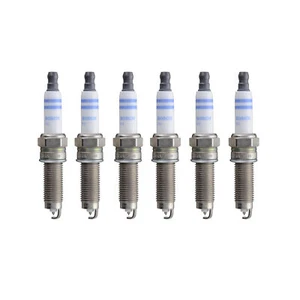 Set of 6 Double Iridium Spark Plugs Bosch For Audi Q7 Porsche Cayenne 3.6L V6 - Picture 1 of 1