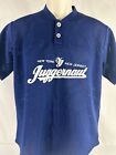 New York New Jersey Juggernaut Jersey Shirt Size Small Blue Shirt Sleeve Unisex