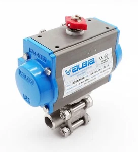 Valbia 82SR0010 SR 52 S.05 pmax 8bar Stellantrieb + DN15 PN63 Kugelhahn -unused- - Bild 1 von 8