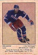 2002-03 Parkhurst Retro Rangers Hockey Card #129 Petr Nedved
