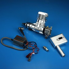 DLE 20CC Gasoline Engine With Electronic Ignition & Muffler For RC Aircraft