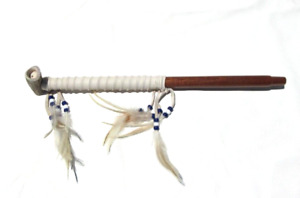 Native American Antler Peace Pipe, Cherokee Pipe, Smoking Pipe, COA #753A