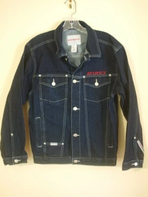 Jaqueta jeans AVIREX tamanho: L (homens), 16-18 (femininas) - Imagem 1 de 4