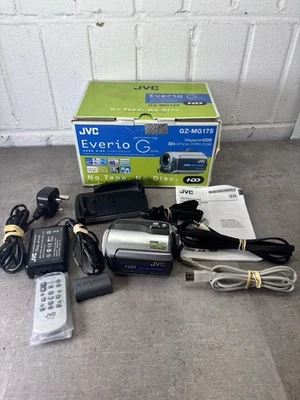 JVC Everio GZ-MG175 40GB Digital Camcorder - Working & Complete - Image 1 of 4