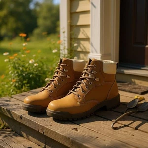 Bota de Trabajo Caterpillar Mujer Talla: 8.5 Tess Puntera de Acero Sundance Nueva - Imagen 1 de 5