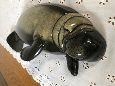 Colgante de pared de plástico manatí realista decoración única del hogar Foto 1 de 4