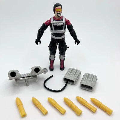 Vintage Hasbro G.I. Joe Cobra Metal-Head Action Figure V1 1990 - Broken Tabs - Image 1 of 4