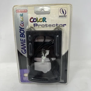 InterAct Nintendo Game Boy Color Rubber Protector Carrying Strap Sport Black NEW - Picture 1 of 2