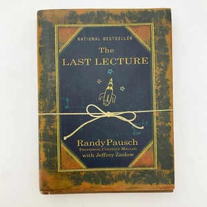 The Last Lecture Randy Pausch Hardcover Book 2008 Inspirational Life Lessons - Imagen 1 de 22