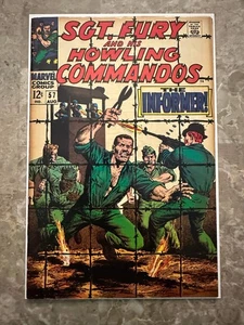 Sargento Furia #57 FN- 5,5 (Marvel Comics 1968) - Imagen 1 de 24