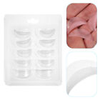  20 Pcs Eyelashes Extension Gasket Silicone Pads Shield Kit Earth Tones Curler