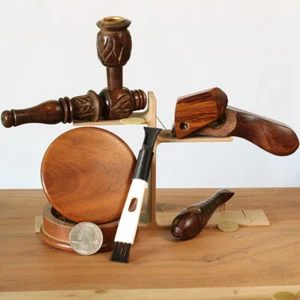 3 Pipe Set! (3 pipes) Premium Wood Hand Carved Smoking Pipes & screens 033 - Picture 1 of 10