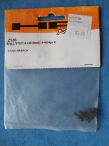GENUINE HPI 136 BALL STUD 4.3 X 6.5MM 4-40 (4) Z136 NIP - Picture 1 of 1