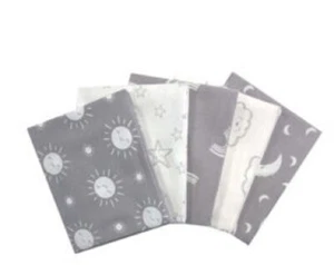 The Sky Above in Grey 100% Cotton Fat Quarters Bundle 5 Pack 2847-00 - Picture 1 of 1