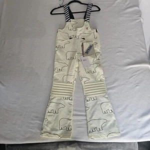 PERFECT MOMENT OFF WHITE POLAR BEAR ISOLA RACING SKI PANTS NWT!!! RARE!!!! - Picture 1 of 13