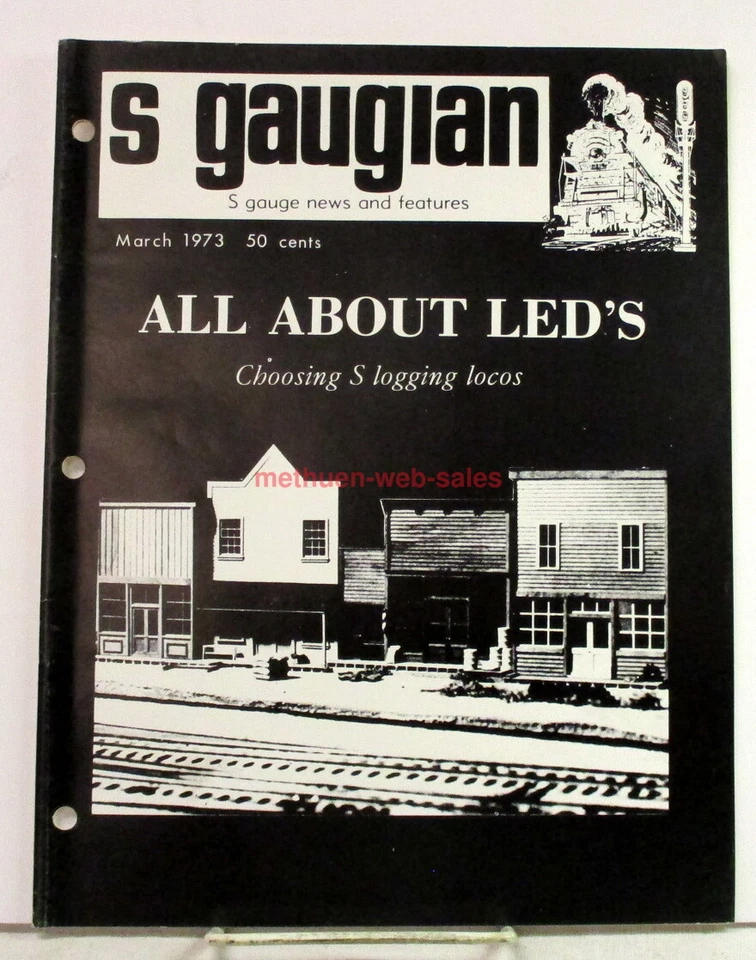 Revista~S Gaugian~Marzo 1973~Vol XI, Nº2~LED, Locos de Registro, American Flyer Foto 1 de 1