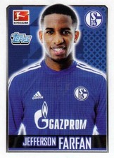 Topps Bundesliga 2014/2015 sticker no. 238 Jefferson Farfan FC Schalke 04 picture