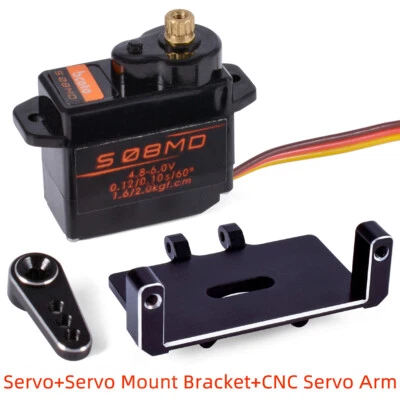 Metal Gear Digital Servo 15T Metallarm für Axial SCX24 RC Car Upgrade Teile - Bild 1 von 4