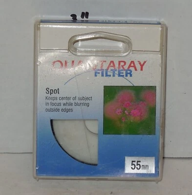Vintage Quantaray Spot 55mm Screw On Camera Filter (241665546) - Image 1 of 3