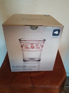 Leonardo Vase Windlicht 17 cm hoch Glas Serie Folklore - Bild 1 von 4