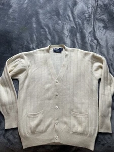 Vintage Polo Ralph Lauren 100% Cashmere Cardigan Size 42 - Picture 1 of 5