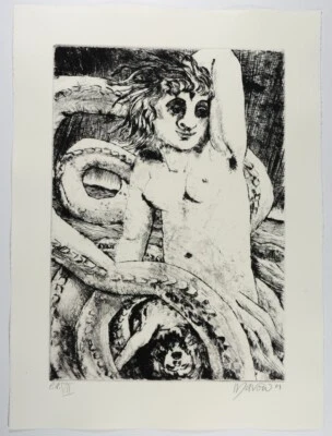 Ernst Marow: Radierung »Odyssee« handsigniert-e.a. Ex.- von 2007 - Bild 1 von 2