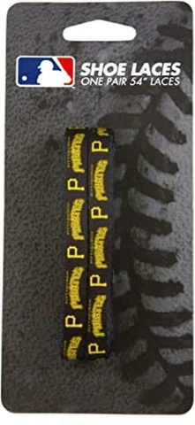 Pittsburgh Pirates Shoe Laces 54" [NEW] MLB Lace Sneaker Tennis Gym String Cover