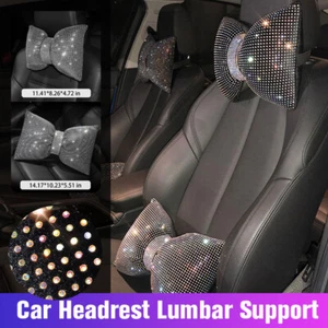Rhinestone Bling Car Neck Pillows Auto Headrest Pillow Car Interior Accessories - Bild 1 von 15